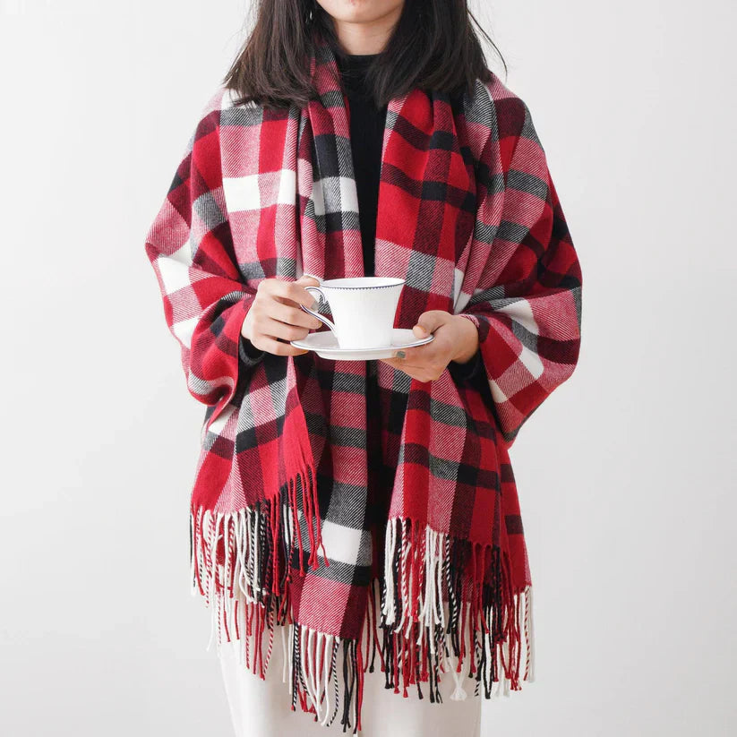 Red Buffalo Plaid Throw