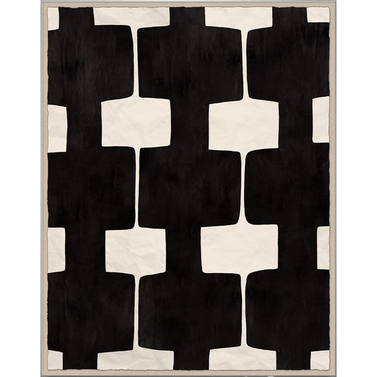 Paule Marrot, Black and White Abstract 4